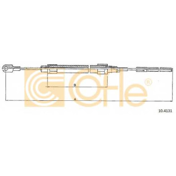 Трос стояночной тормозной системы COFLE 92.10.4131 / 10.4131