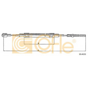 Трос стояночной тормозной системы COFLE 92.10.4152 / 10.4152