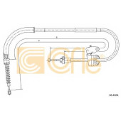 Трос стояночной тормозной системы COFLE 92.10.4301 / 10.4301