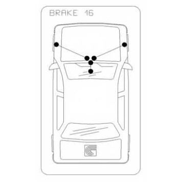 Трос стояночной тормозной системы COFLE 92.10.4682 / 10.4682-1