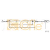 Трос стояночной тормозной системы COFLE 92.10.4721 / 10.4721