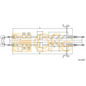 Трос стояночной тормозной системы COFLE 92.10.5345 / 10.5345