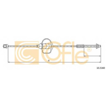 Трос стояночной тормозной системы COFLE 92.10.5360 / 10.5360