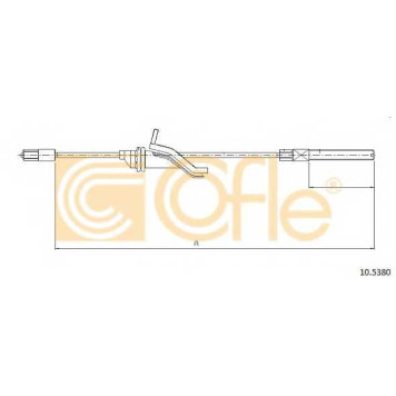 Трос стояночной тормозной системы COFLE 92.10.5380 / 10.5380