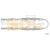 Трос стояночной тормозной системы COFLE 92.10.591 / 10.591