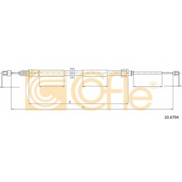 Трос стояночной тормозной системы COFLE 92.10.6794 / 10.6794