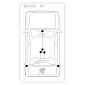Трос стояночной тормозной системы COFLE 92.10.6860 / 10.6860