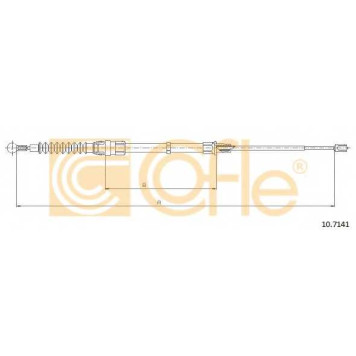 Трос стояночной тормозной системы COFLE 92.10.7141 / 10.7141