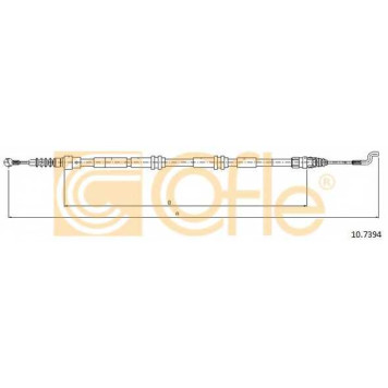 Трос стояночной тормозной системы COFLE 92.10.7394 / 10.7394