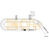 Трос стояночной тормозной системы COFLE 92.10.7585 / 10.7585