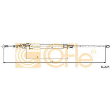 Трос стояночной тормозной системы COFLE 92.10.7625 / 10.7625