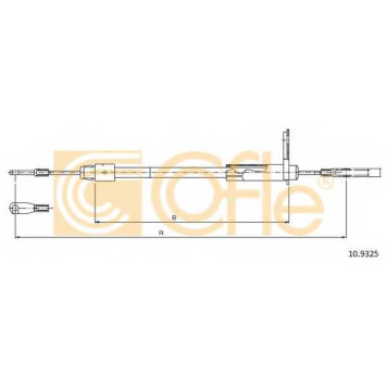 Трос стояночной тормозной системы COFLE 92.10.9325 / 10.9325