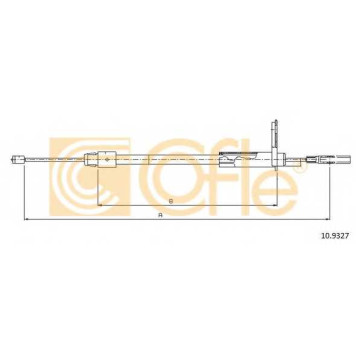 Трос стояночной тормозной системы COFLE 92.10.9327 / 10.9327
