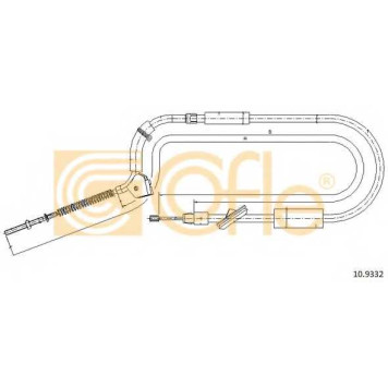 Трос стояночной тормозной системы COFLE 92.10.9332 / 10.9332