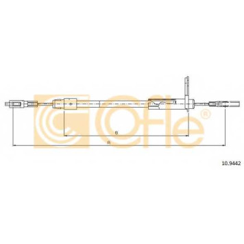 Трос стояночной тормозной системы COFLE 92.10.9442 / 10.9442