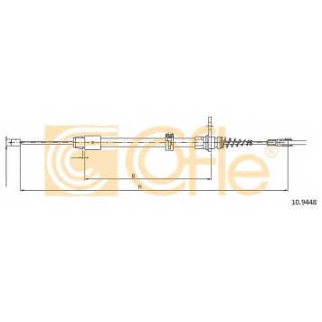 Трос стояночной тормозной системы COFLE 92.10.9448 / 10.9448