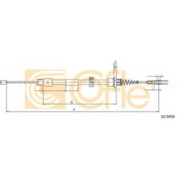Трос стояночной тормозной системы COFLE 92.10.9454 / 10.9454
