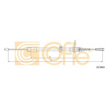 Трос стояночной тормозной системы COFLE 92.10.9463 / 10.9463