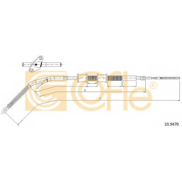 Трос стояночной тормозной системы COFLE 92.10.9470 / 10.9470