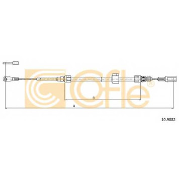 Трос стояночной тормозной системы COFLE 92.10.9882 / 10.9882