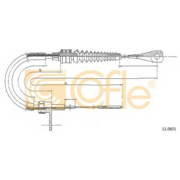 Тросик газа COFLE 92.11.0651 / 11.0651