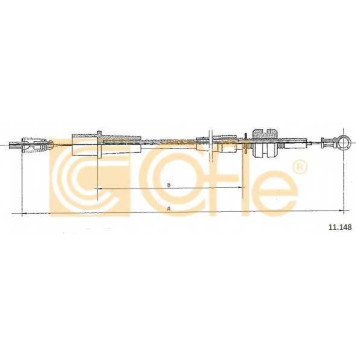 Тросик газа COFLE 92.11.148 / 11.148
