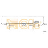 Трос управления сцеплением COFLE 92.11.2433 / 11.2433