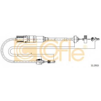 Трос управления сцеплением COFLE 92.11.2915 / 11.2915