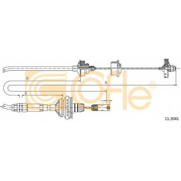 Трос управления сцеплением COFLE 92.11.3041 / 11.3041