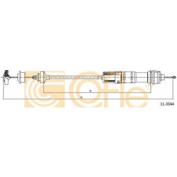 Трос управления сцеплением COFLE 92.11.3044 / 11.3044