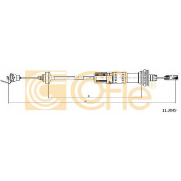 Трос управления сцеплением COFLE 92.11.3049 / 11.3049