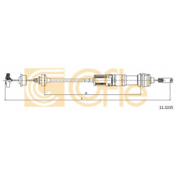 Трос управления сцеплением COFLE 92.11.3235 / 11.3235