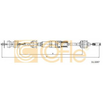 Трос управления сцеплением COFLE 92.11.3267 / 11.3267