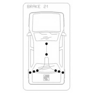 Трос стояночной тормозной системы COFLE 92.11.5464 / 11.5464-1