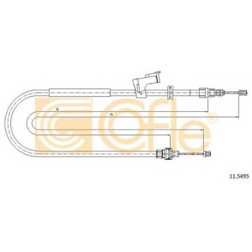 Трос стояночной тормозной системы COFLE 92.11.5495 / 11.5495