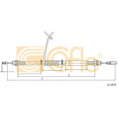 Трос стояночной тормозной системы COFLE 92.11.5675 / 11.5675