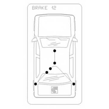 Трос стояночной тормозной системы COFLE 92.11.5768 / 11.5768-1