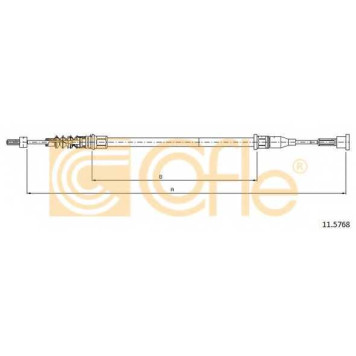 Трос стояночной тормозной системы COFLE 92.11.5768 / 11.5768