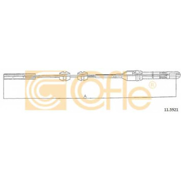 Трос стояночной тормозной системы COFLE 92.11.5921 / 11.5921