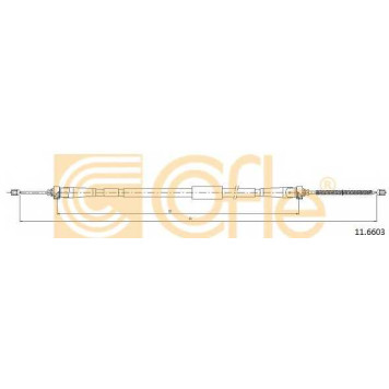 Трос стояночной тормозной системы COFLE 92.11.6603 / 11.6603