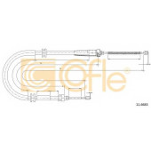 Трос стояночной тормозной системы COFLE 92.11.6683 / 11.6683