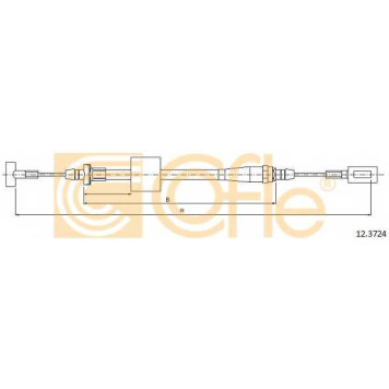 Трос стояночной тормозной системы COFLE 92.12.3724 / 12.3724