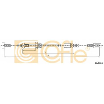 Трос стояночной тормозной системы COFLE 92.12.3725 / 12.3725