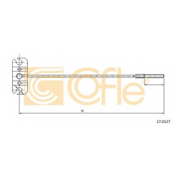 Трос стояночной тормозной системы COFLE 92.17.0127 / 17.0127