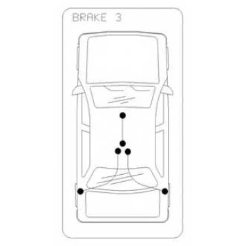 Трос стояночной тормозной системы COFLE 92.17.0325 / 17.0325-1