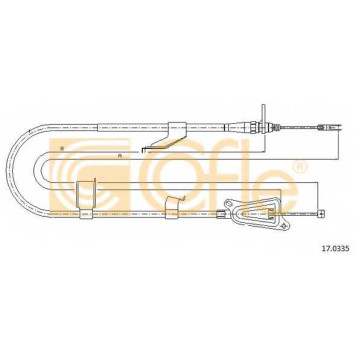Трос стояночной тормозной системы COFLE 92.17.0335 / 17.0335