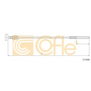Трос стояночной тормозной системы COFLE 92.17.1426 / 17.1426