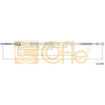 Трос стояночной тормозной системы COFLE 92.17.1430 / 17.1430