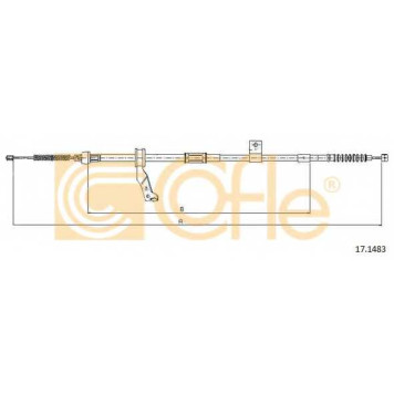 Трос стояночной тормозной системы COFLE 92.17.1483 / 17.1483