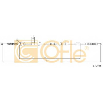 Трос стояночной тормозной системы COFLE 92.17.1485 / 17.1485